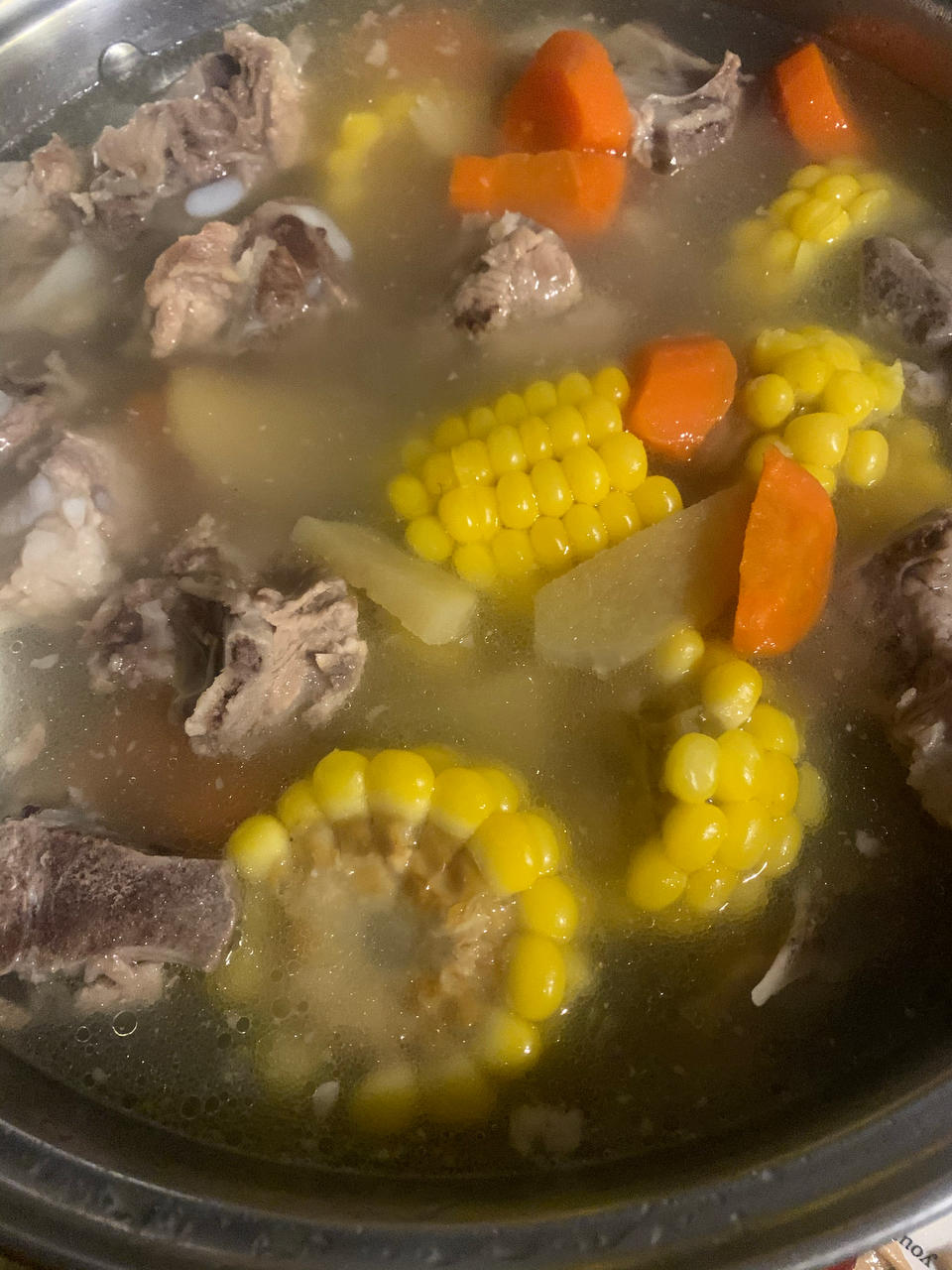玉米排骨汤（简易电饭煲版）