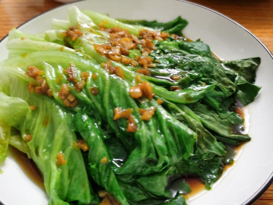 超级好吃低脂低热量的～蚝油生菜