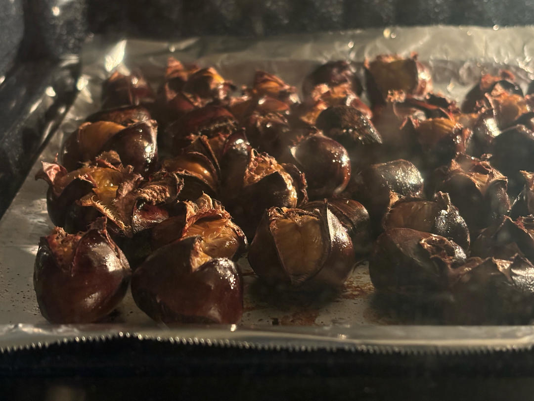 ‼️香甜软糯‼️轻松好剥㊙️烤箱版糖炒栗子