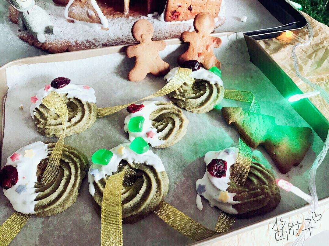 【圣诞】花环小曲奇 Christmas Wreath