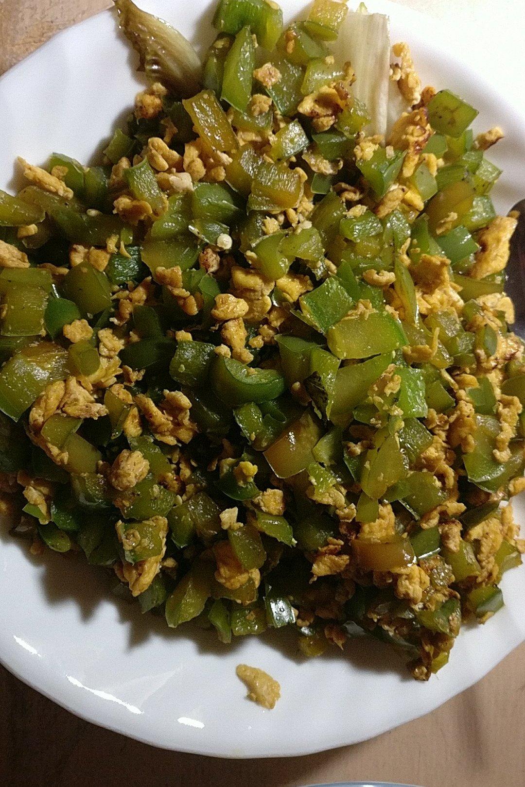 青椒炒鸡蛋