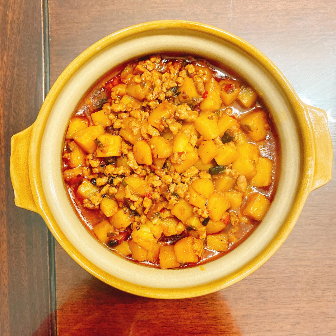 ㊙️香菇土豆肉沫拌饭❗️比外卖还好吃