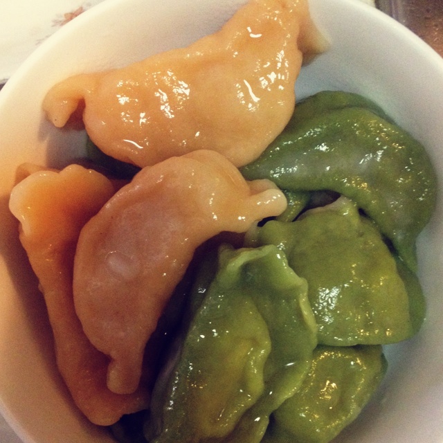 彩色饺子