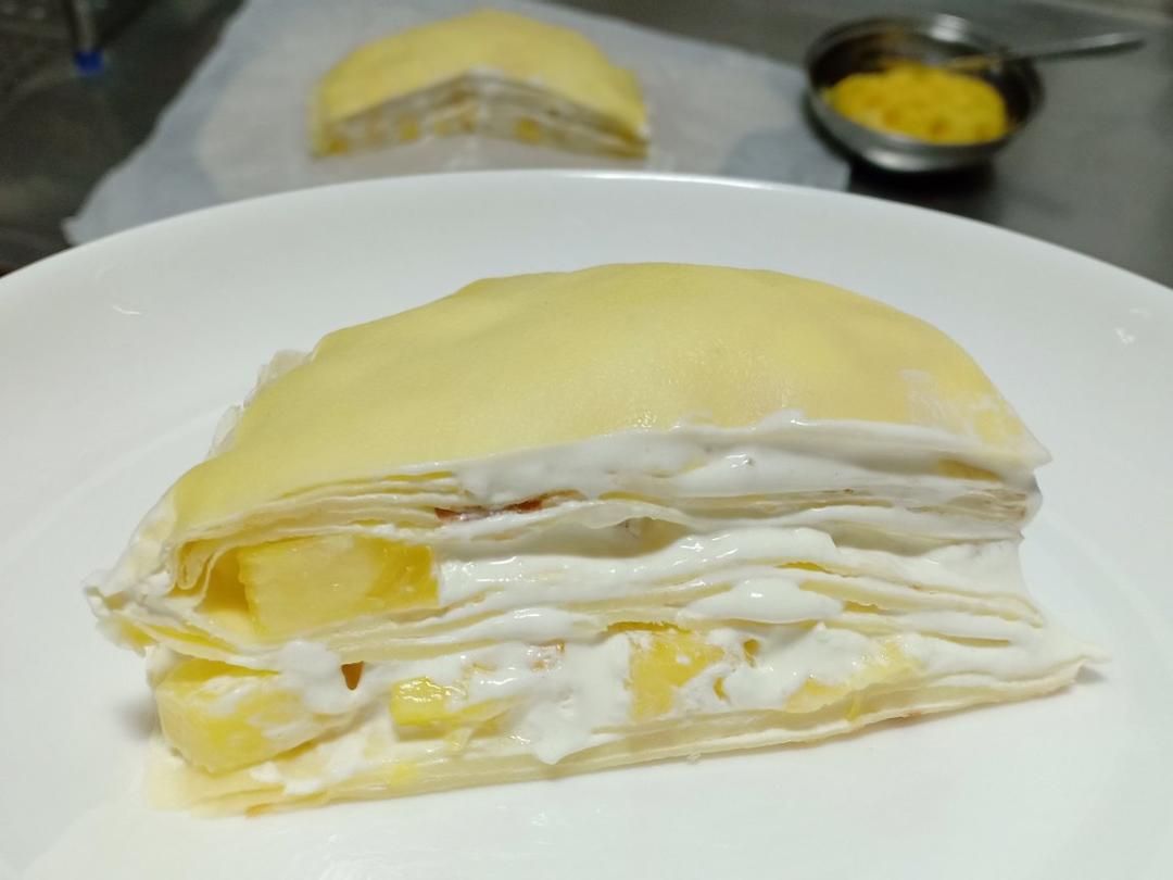 芒果千层蛋糕，100%成功告别煎皮无能