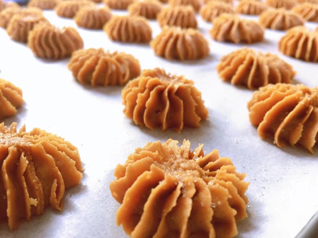 咖啡海盐奶油曲奇—消耗淡奶油