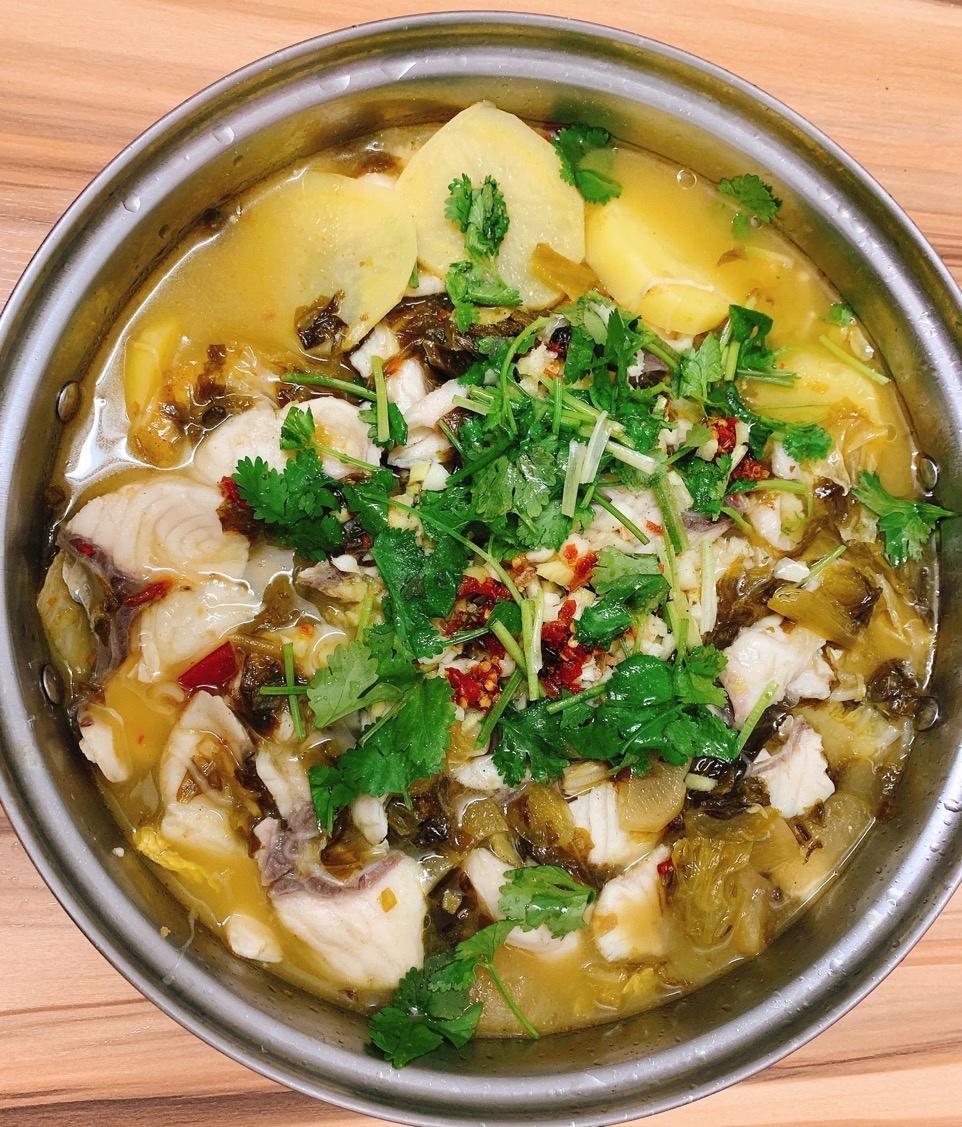 超简易版酸菜鱼的做法