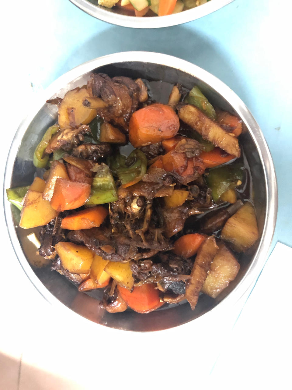 红烧土豆啤酒鸭