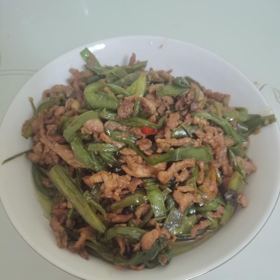 青椒炒肉丝