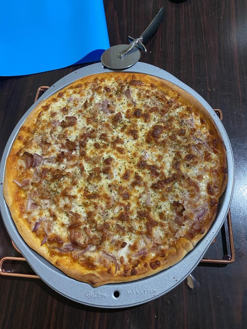 详细配方 节日必备巨大的12寸超豪华至尊披萨（厚底）