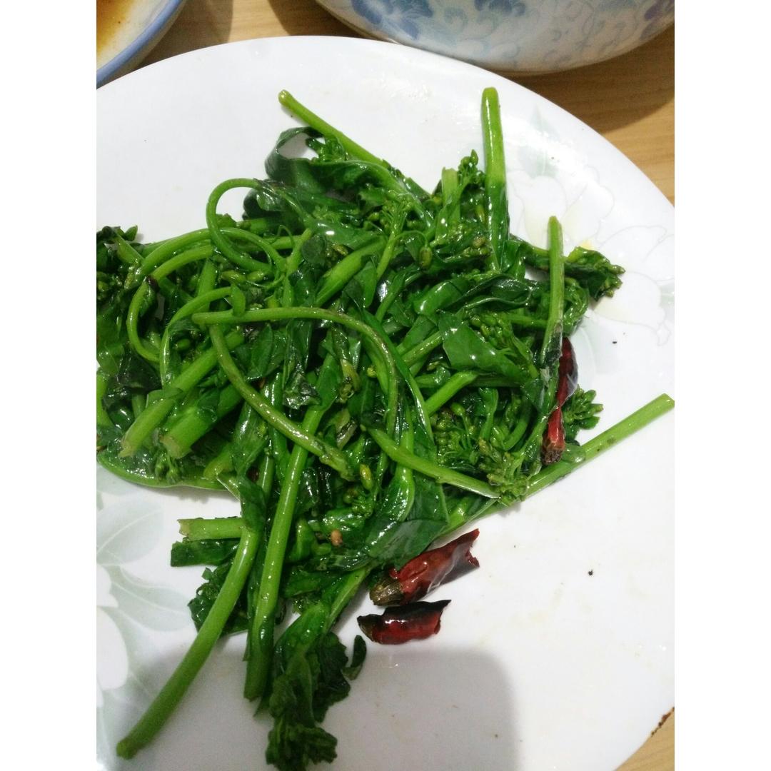 素炒菜心