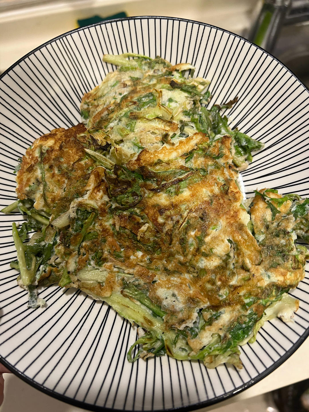 苦菊煎鸡蛋