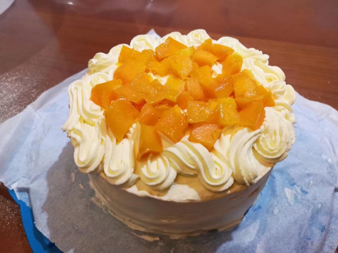 6寸原味戚风蛋糕