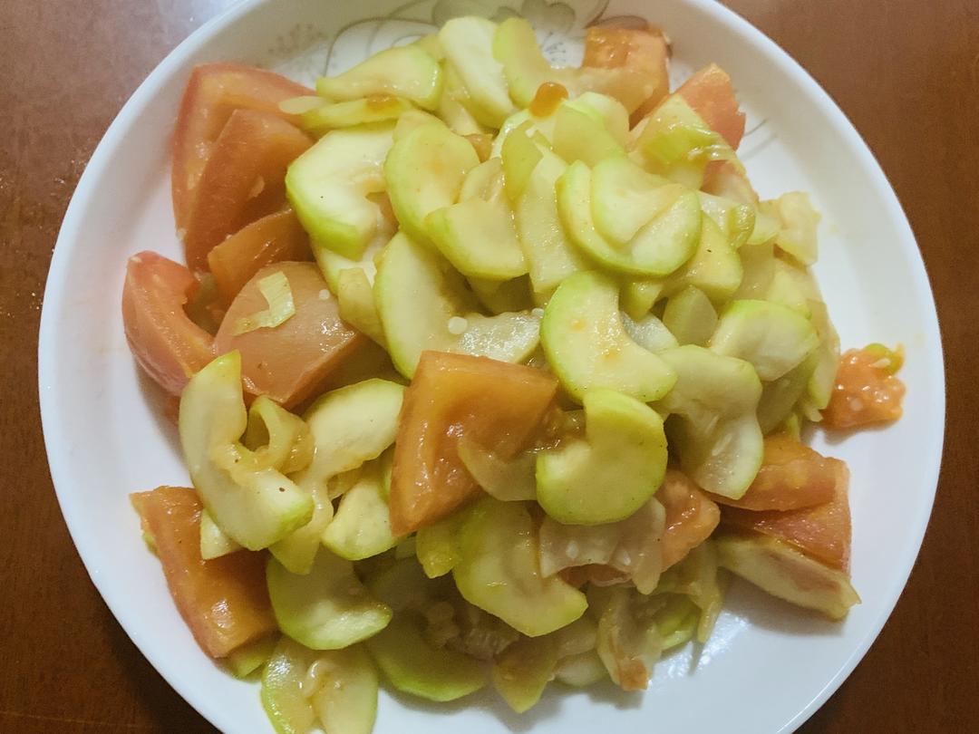 夜开花炒番茄的做法