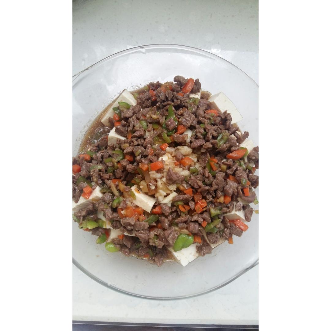 肉末蒸豆腐