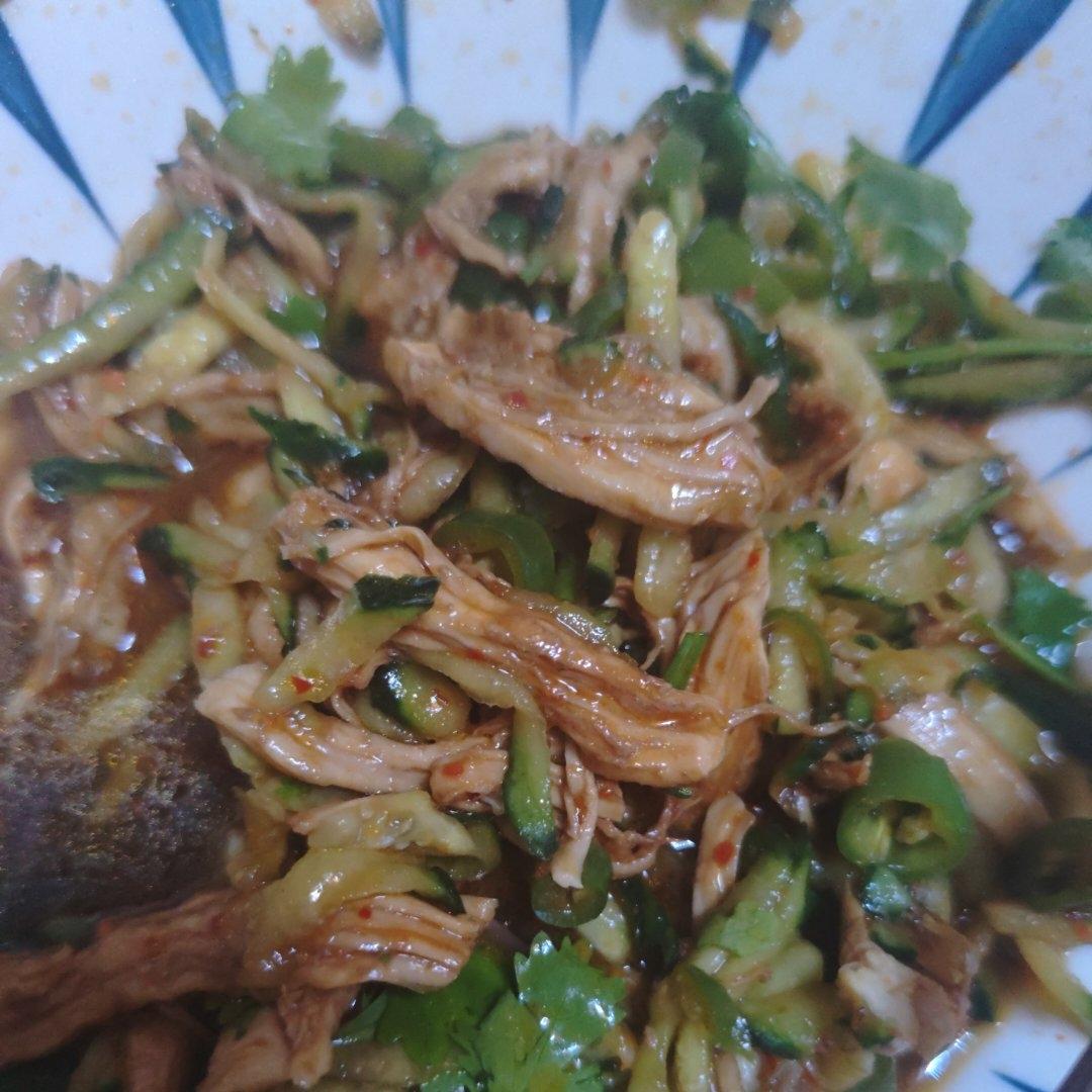 鸡胸肉这样做巨好吃❗️凉拌鸡丝😋低脂高蛋白