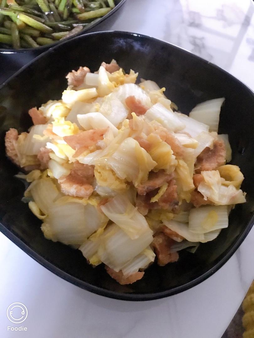 猪油渣炒白菜