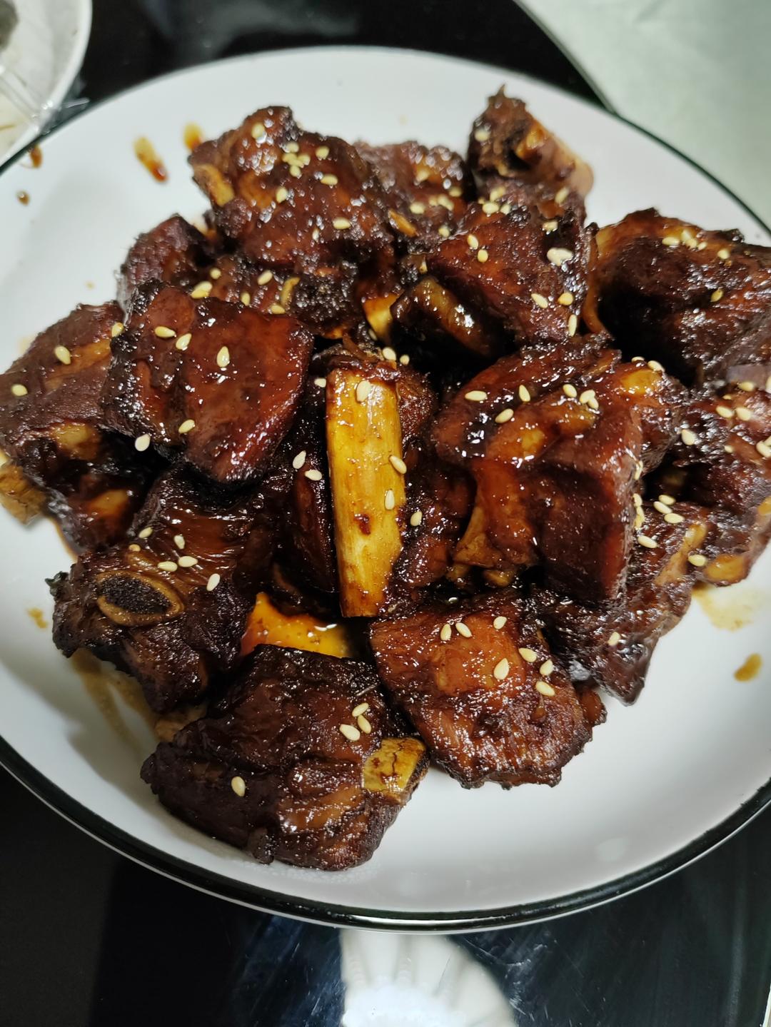 糖醋排骨/糖醋小排（不放油）（12345口诀做出正宗上海本帮）