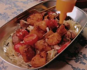 一人食套餐：素食烤土豆沙拉+萝卜汤套餐的做法 步骤8