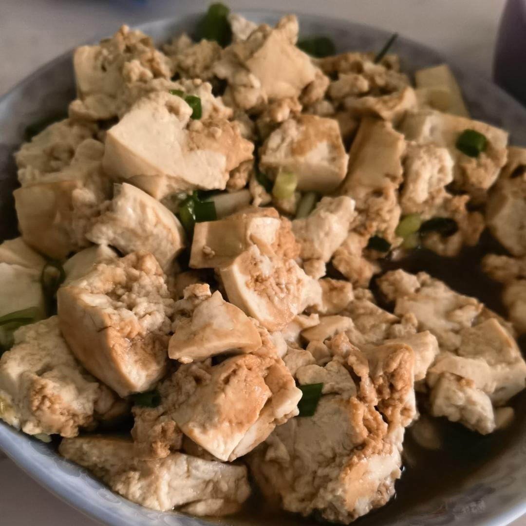 家庭版小葱拌豆腐😋