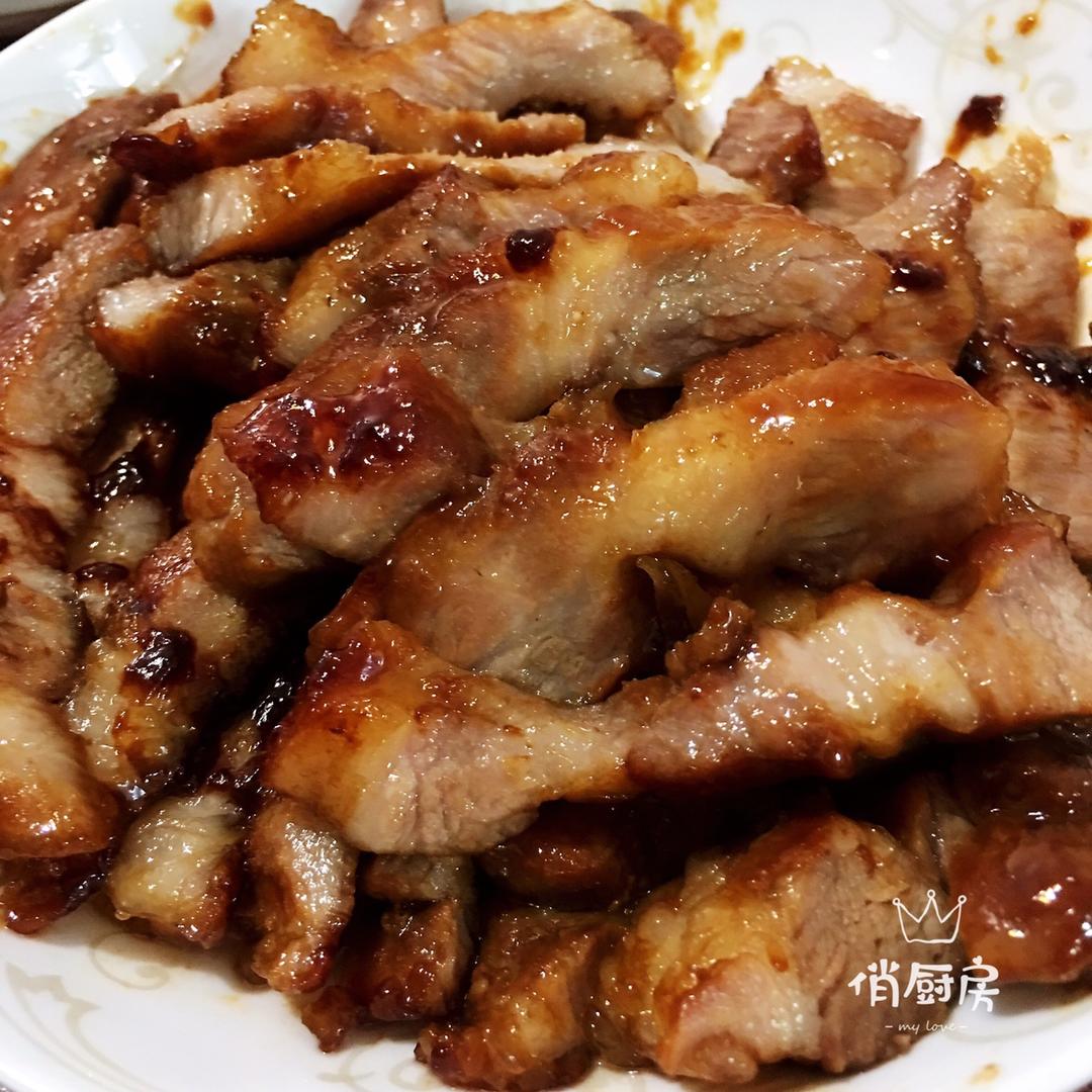 只需生抽和冰糖的叉烧