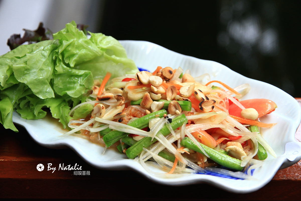 泰式青木瓜沙拉Spicy Green Papaya Salad