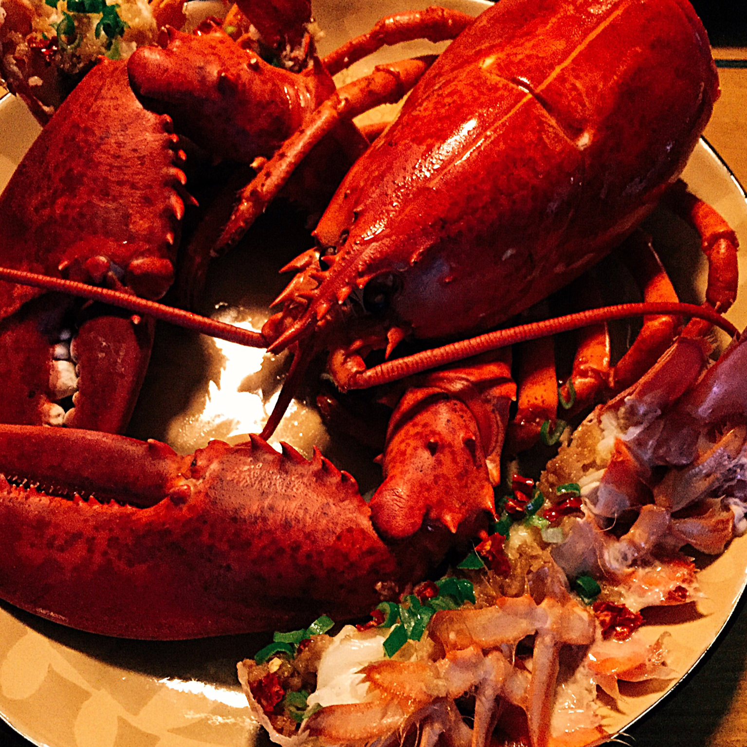 蒜蓉龙虾蒸粉丝