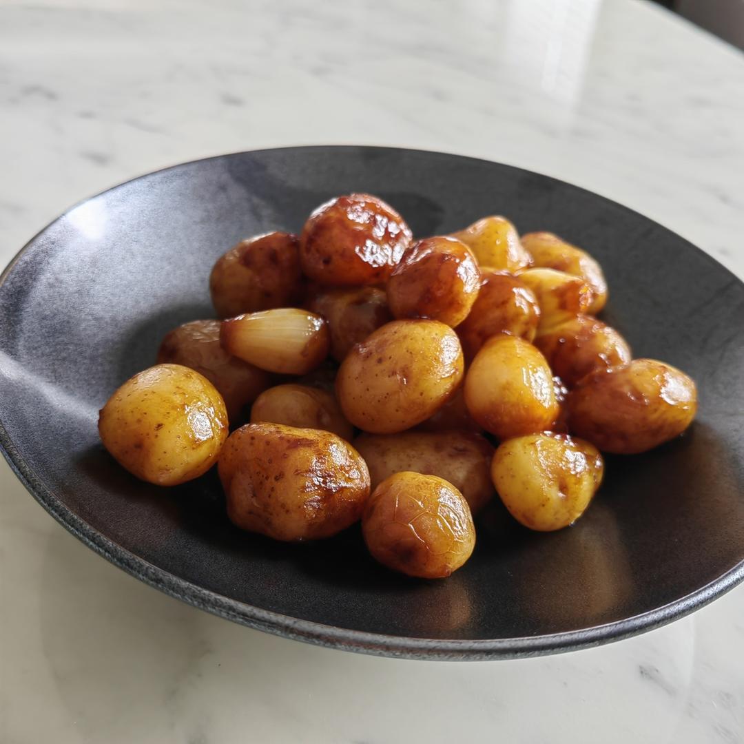 荞头（蕌头）烤土豆，（电饭锅版〉太好吃了，宁波人的最爱