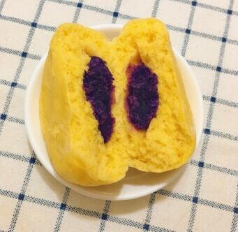 南瓜紫薯包