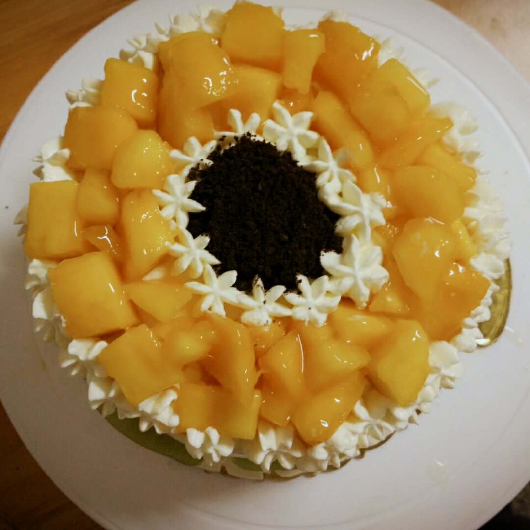 奶油水果蛋糕步骤