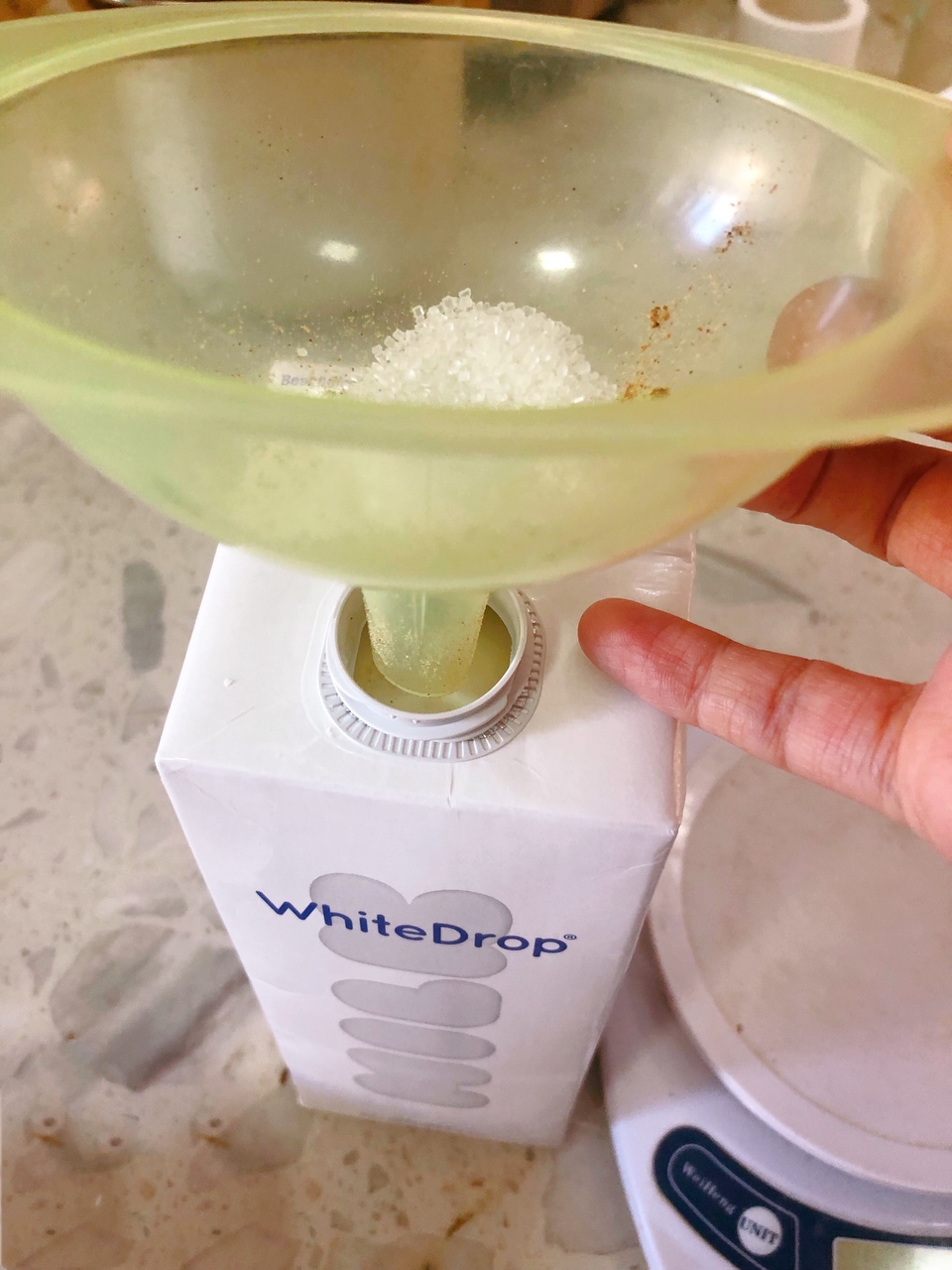 无需刷容器的极简酸奶制作大法（面包机版）的做法 步骤3