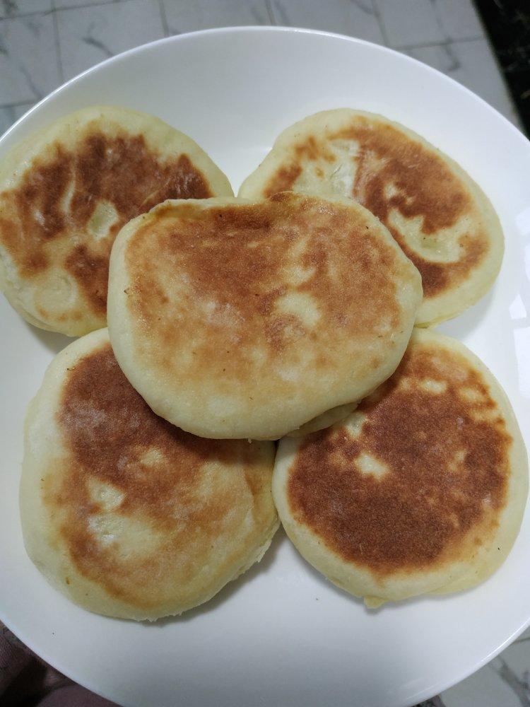 平底锅烙出来的·养胃山药饼·小面包