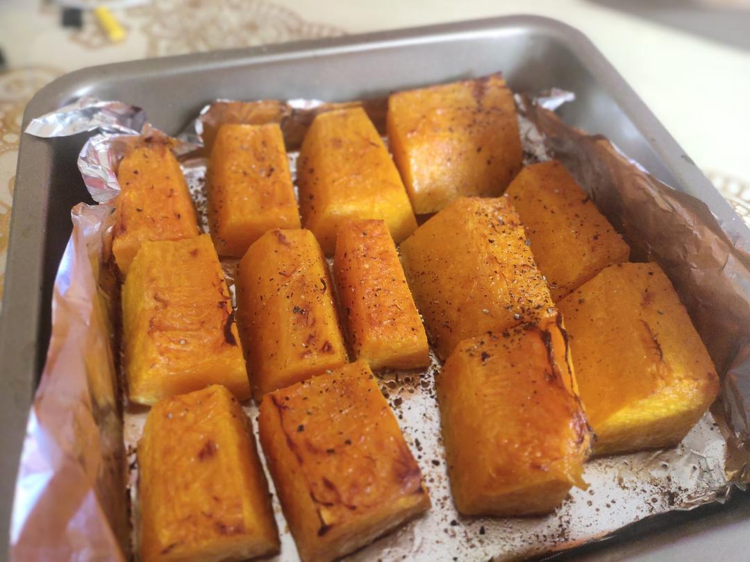日式烤南瓜！甜品口味的主食，低GI减肥必备！
