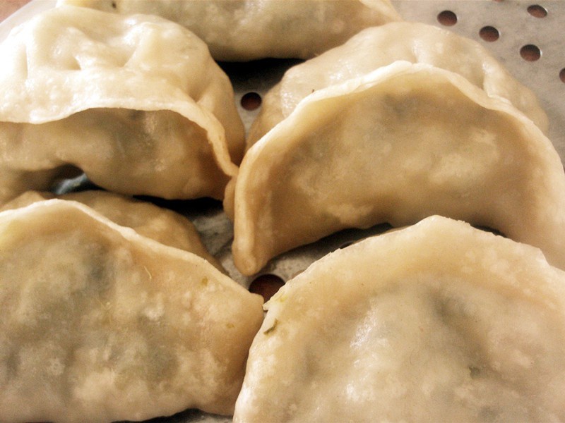 烫面素蒸饺