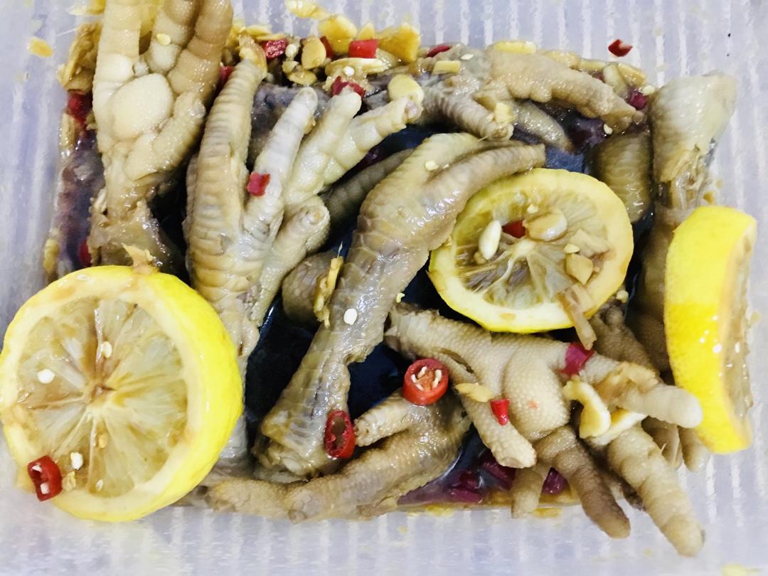 【柠檬酸辣鸡爪】自制超级无敌美味的网红鸡爪