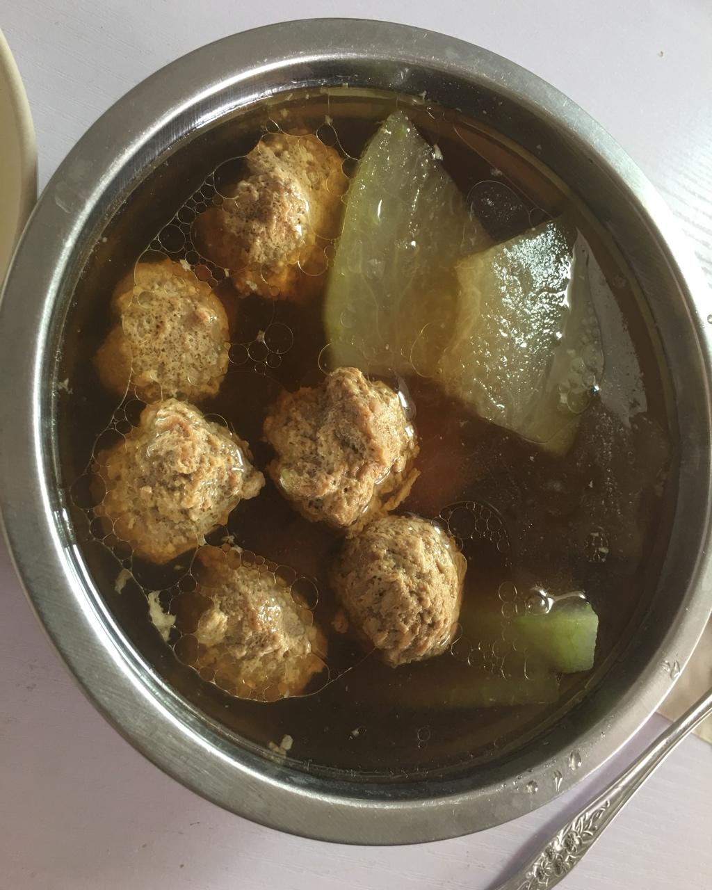 冬瓜汆丸子汤