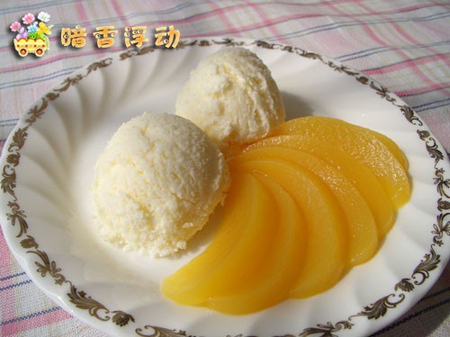 黄桃冰淇淋的做法