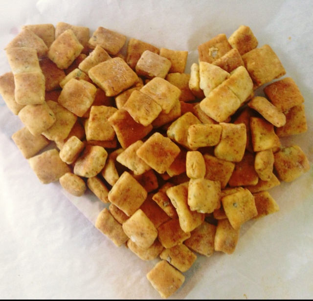 狗狗磨牙零食之三文鱼饼干