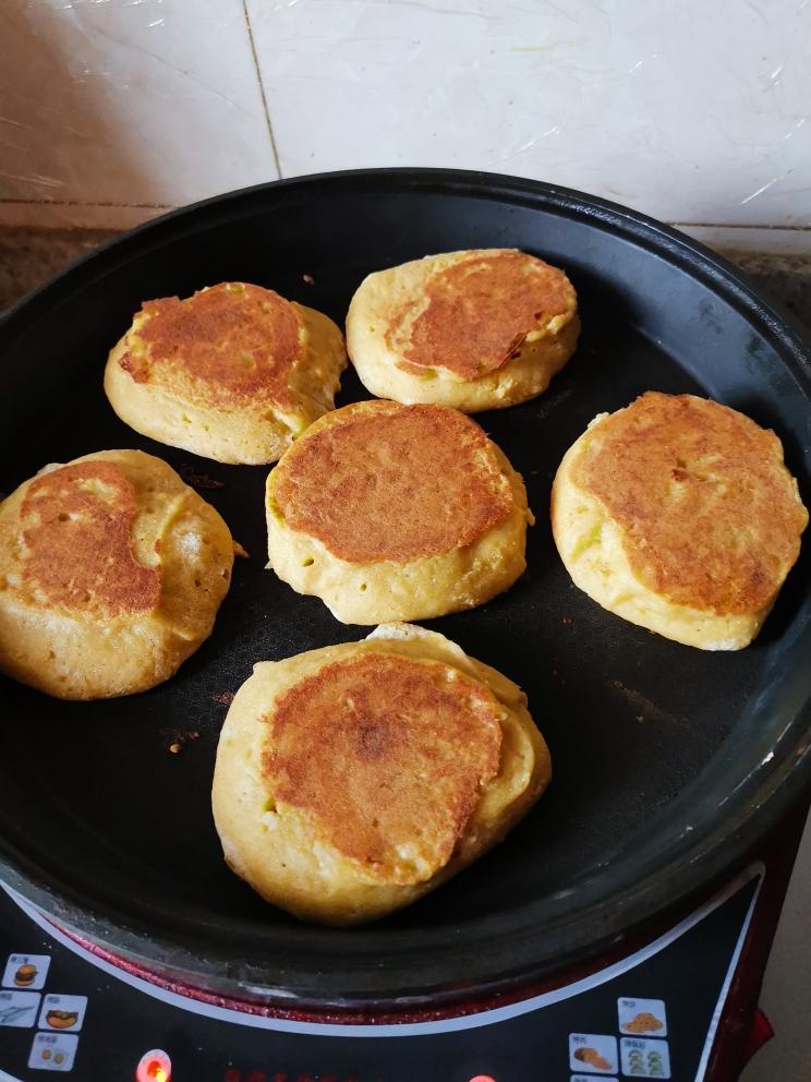 玉米面饼无面粉电饼铛