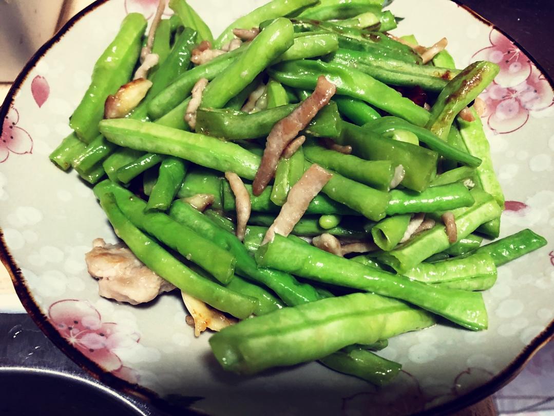 豆角炒肉丝