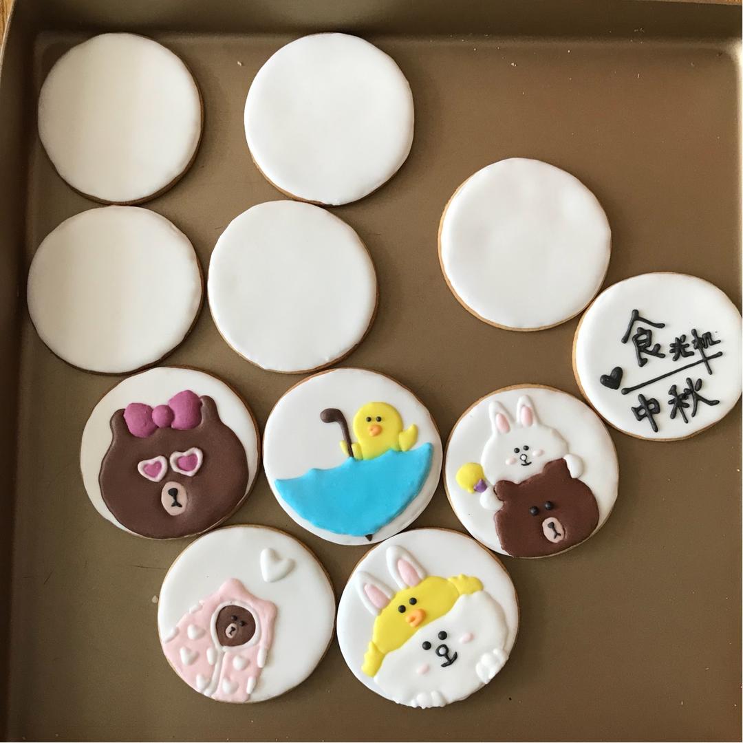 结实耐画的糖霜饼干底