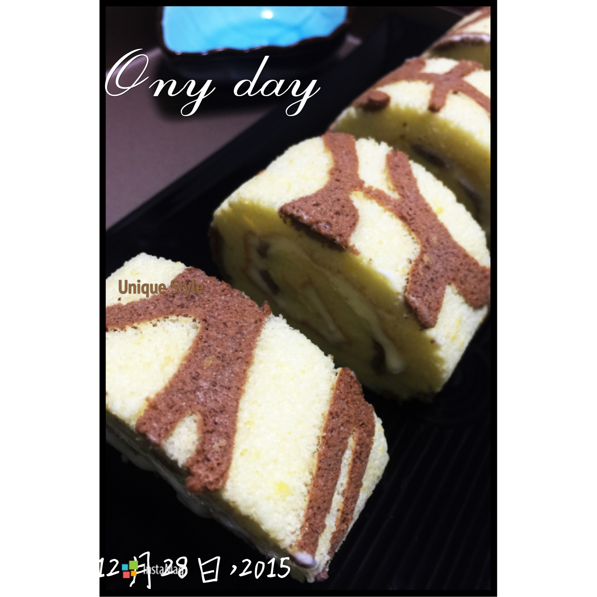 超萌长颈鹿蛋糕卷