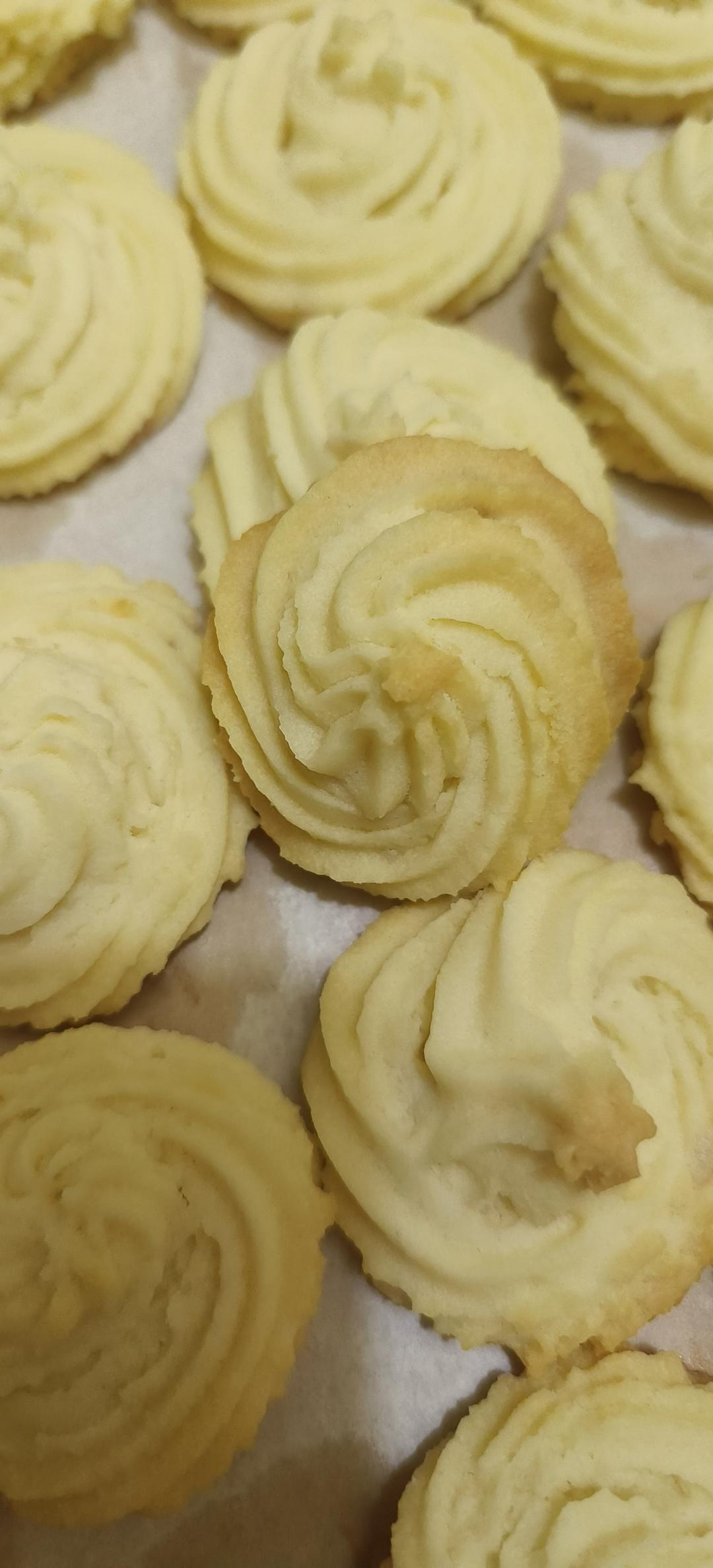 曲奇饼干，完美配方超好挤，酥到不敢碰，一个月还能酥掉渣