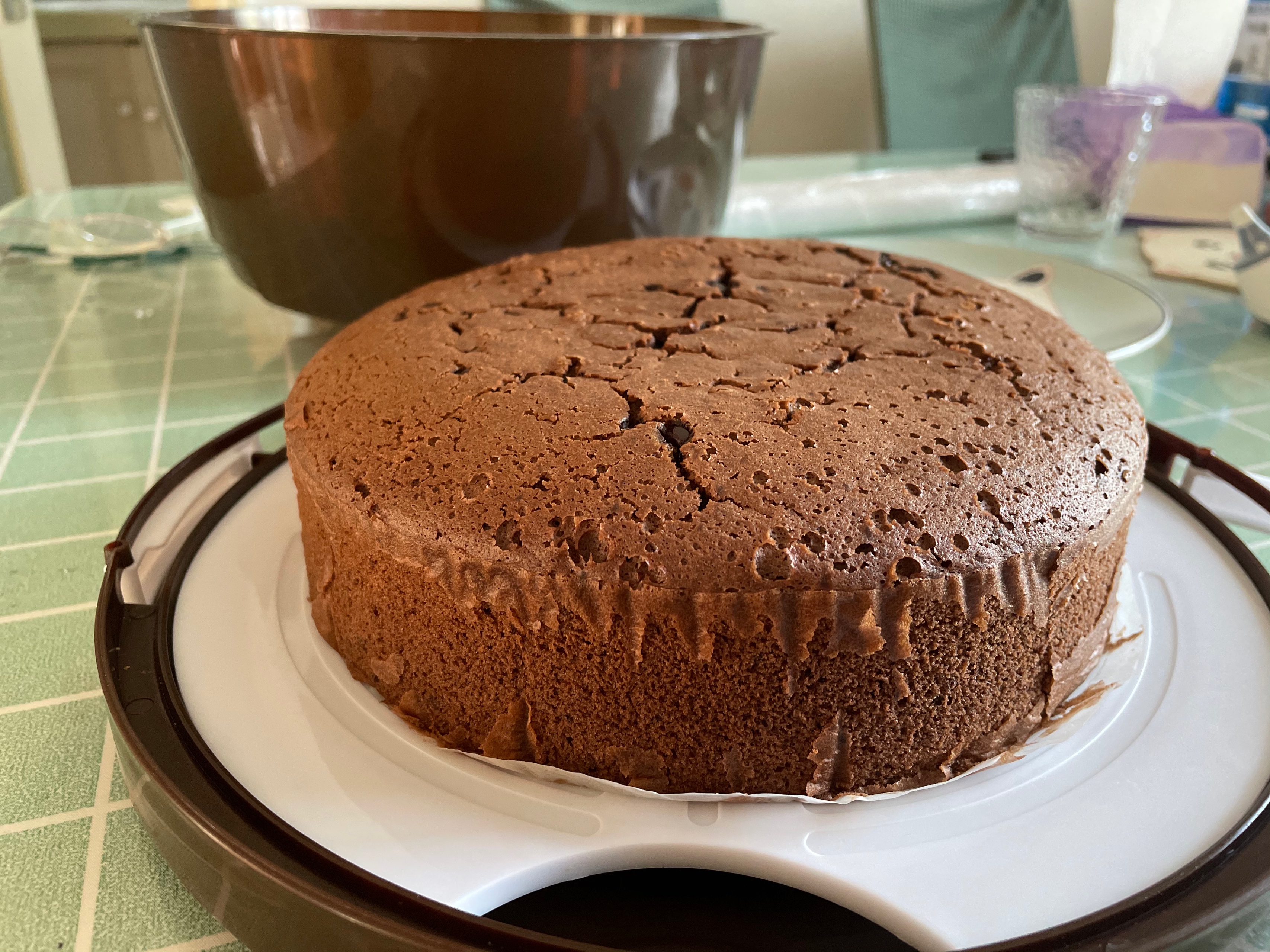 松下蒸烤箱- 巧克力芝士蛋糕 适合新手绝不会失败的方子的做法 步骤26