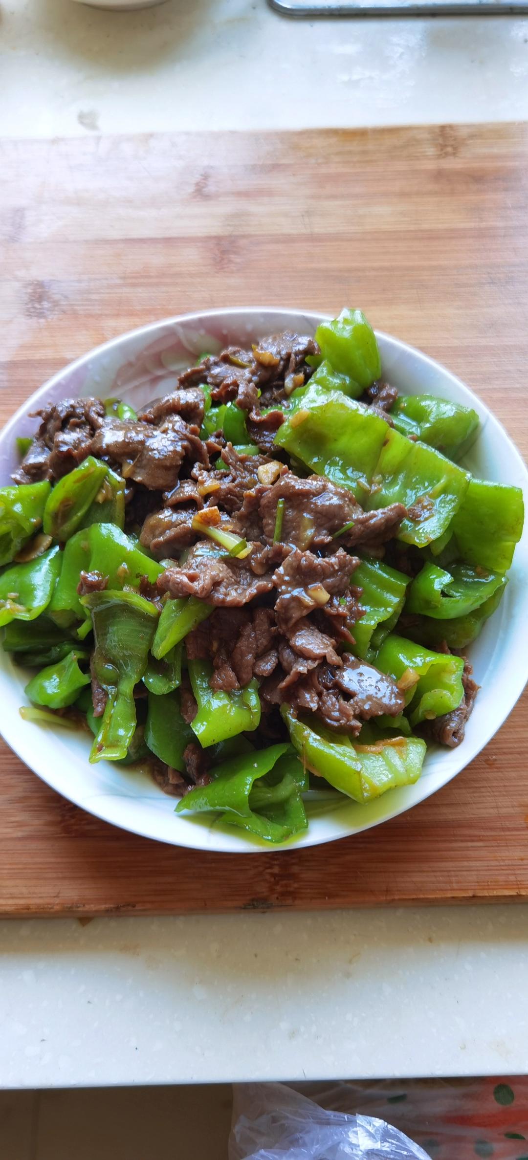 青椒炒牛肉