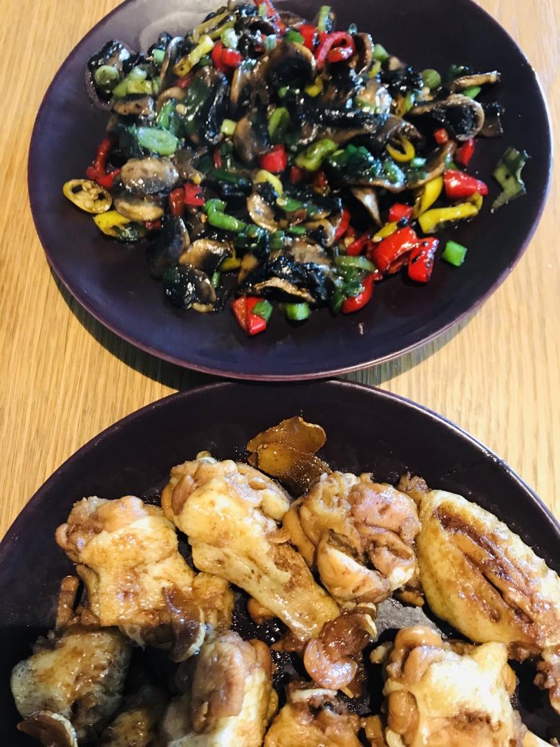 鲜掉眉毛的蚝油白蘑菇