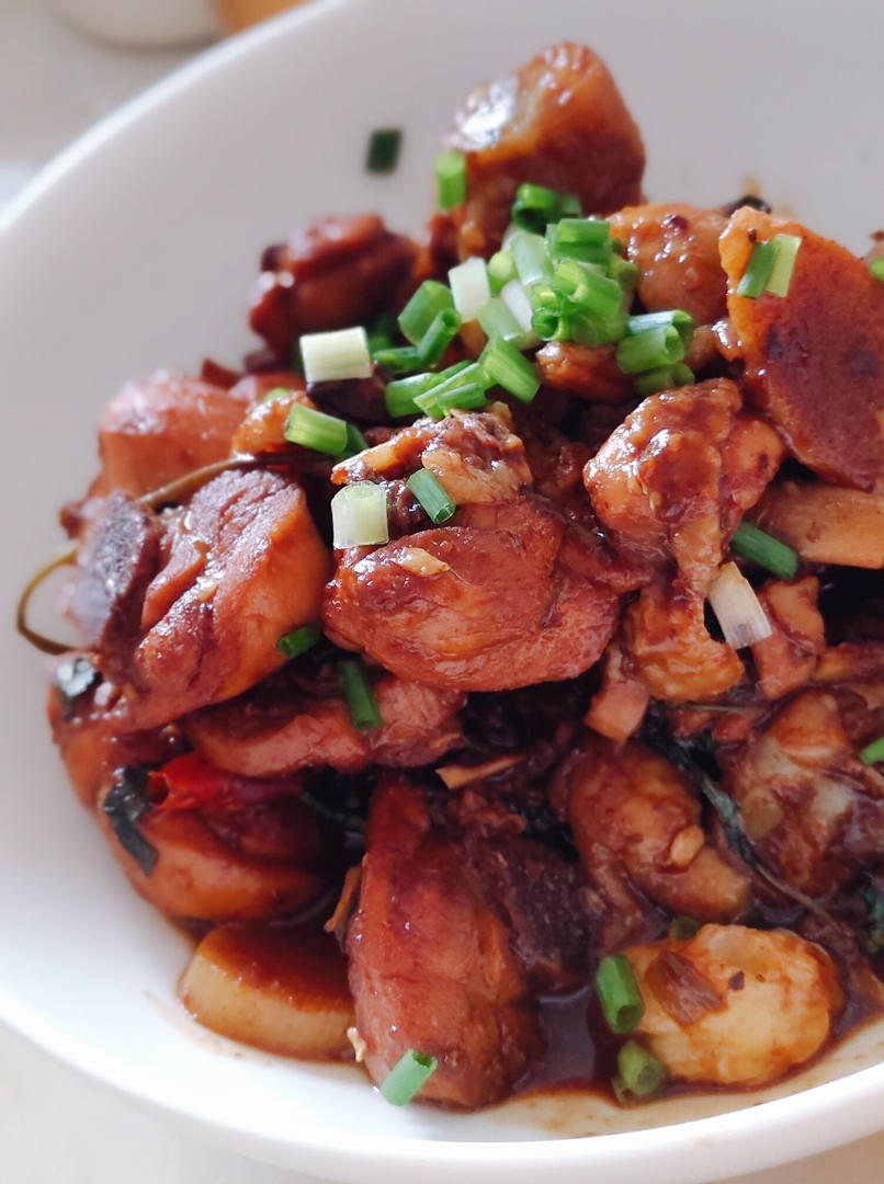 carolinelineline做的家常红烧鸡块