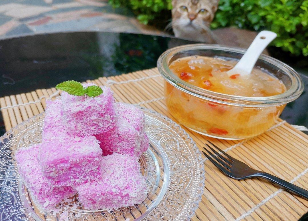 少女心爆棚的火龙果牛奶小方