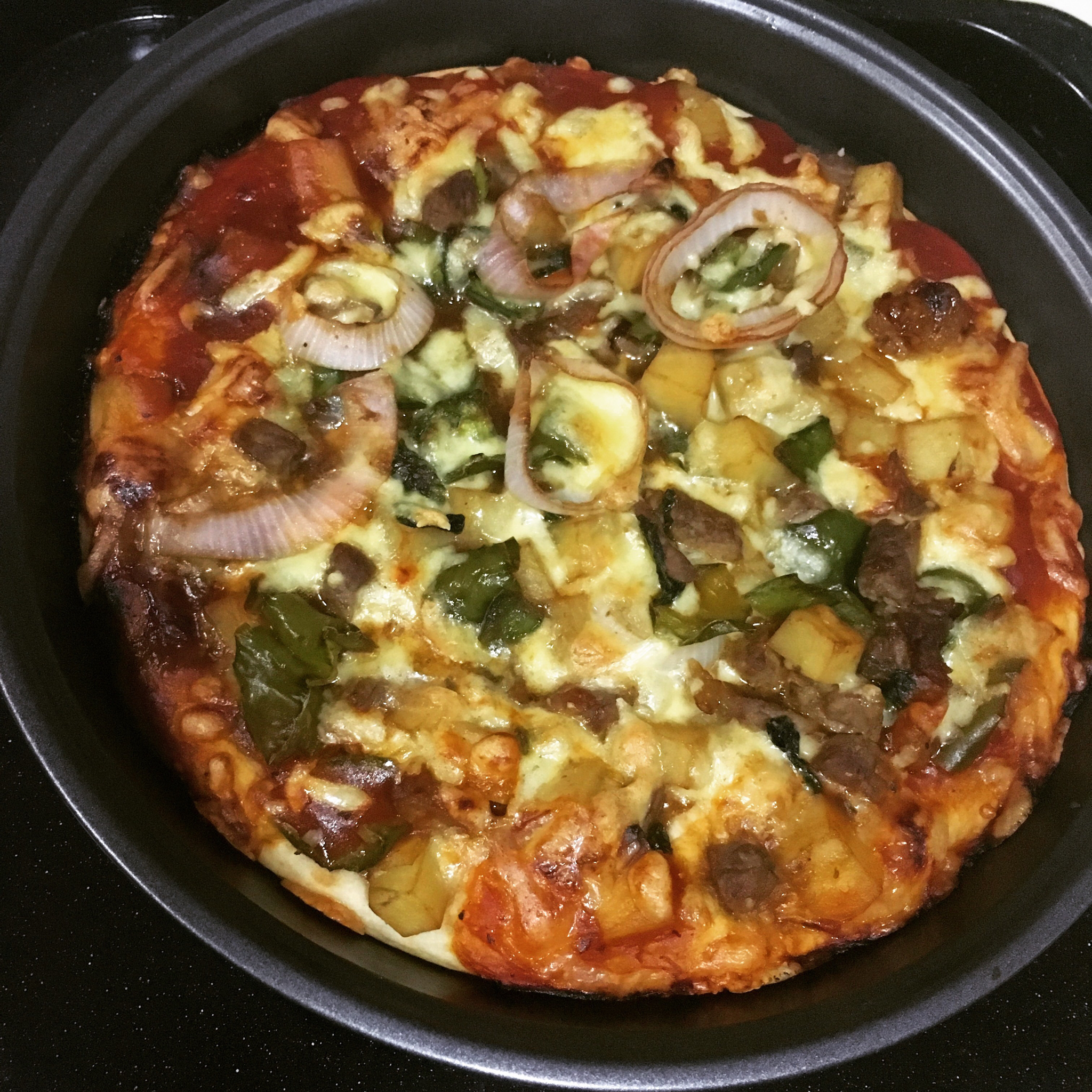 8寸纯手工什锦披萨