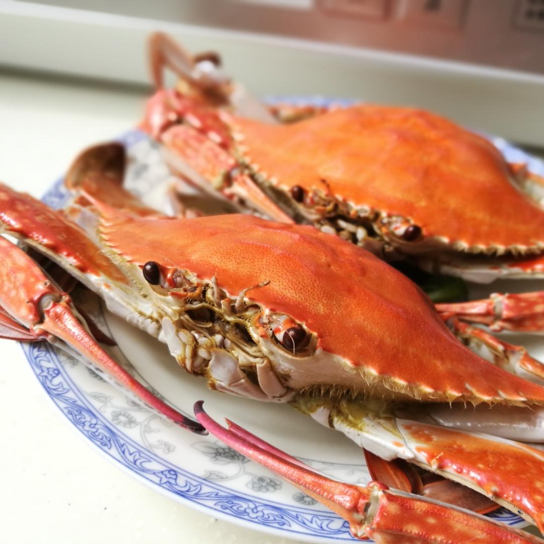brendagu做的清蒸梭子蟹