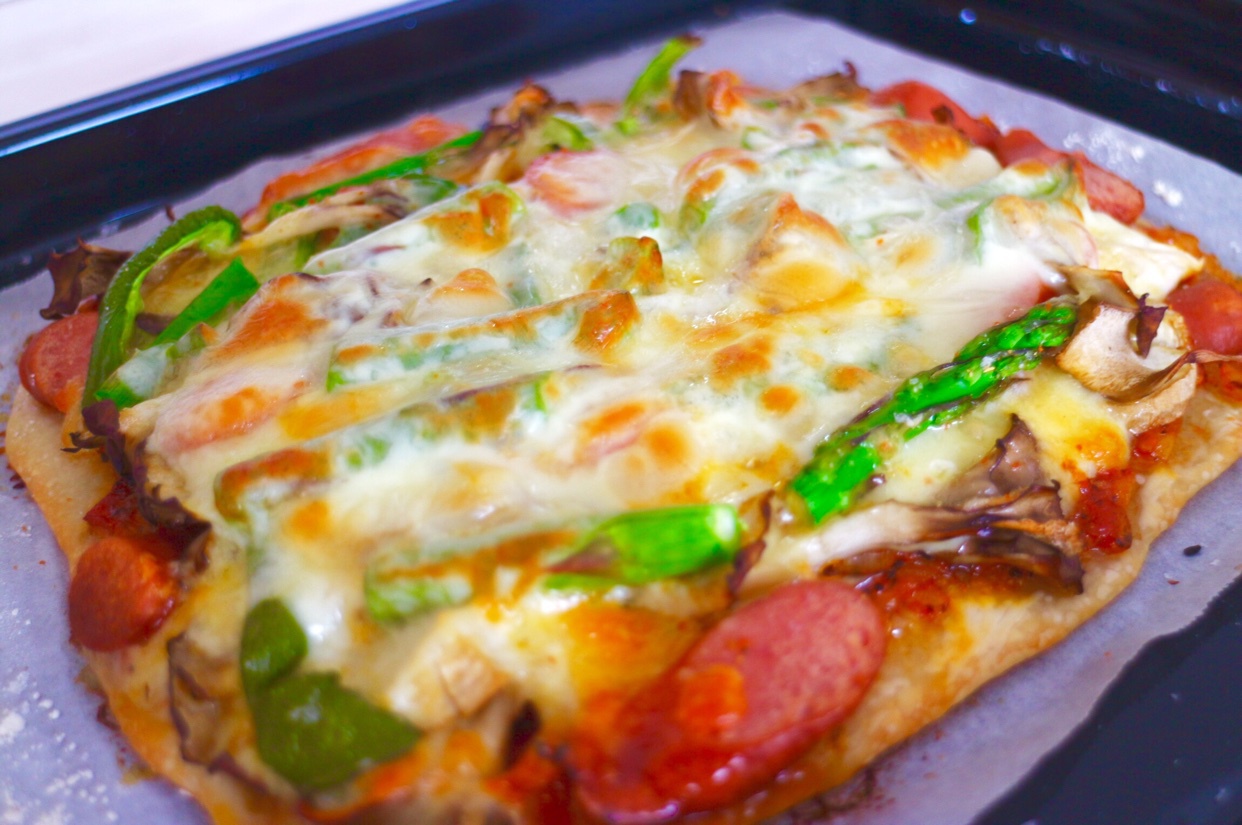 夏威夷pizza（附饼底冷冻法）